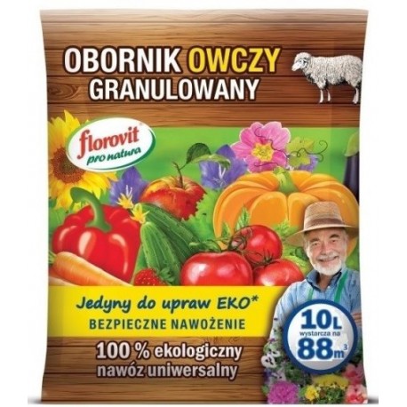 Obornik owczy Florovit Pro Natura 10L Granulowany