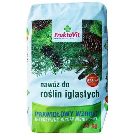 FruktoVit Nawóz do roślin iglastych granulowany 25 kg